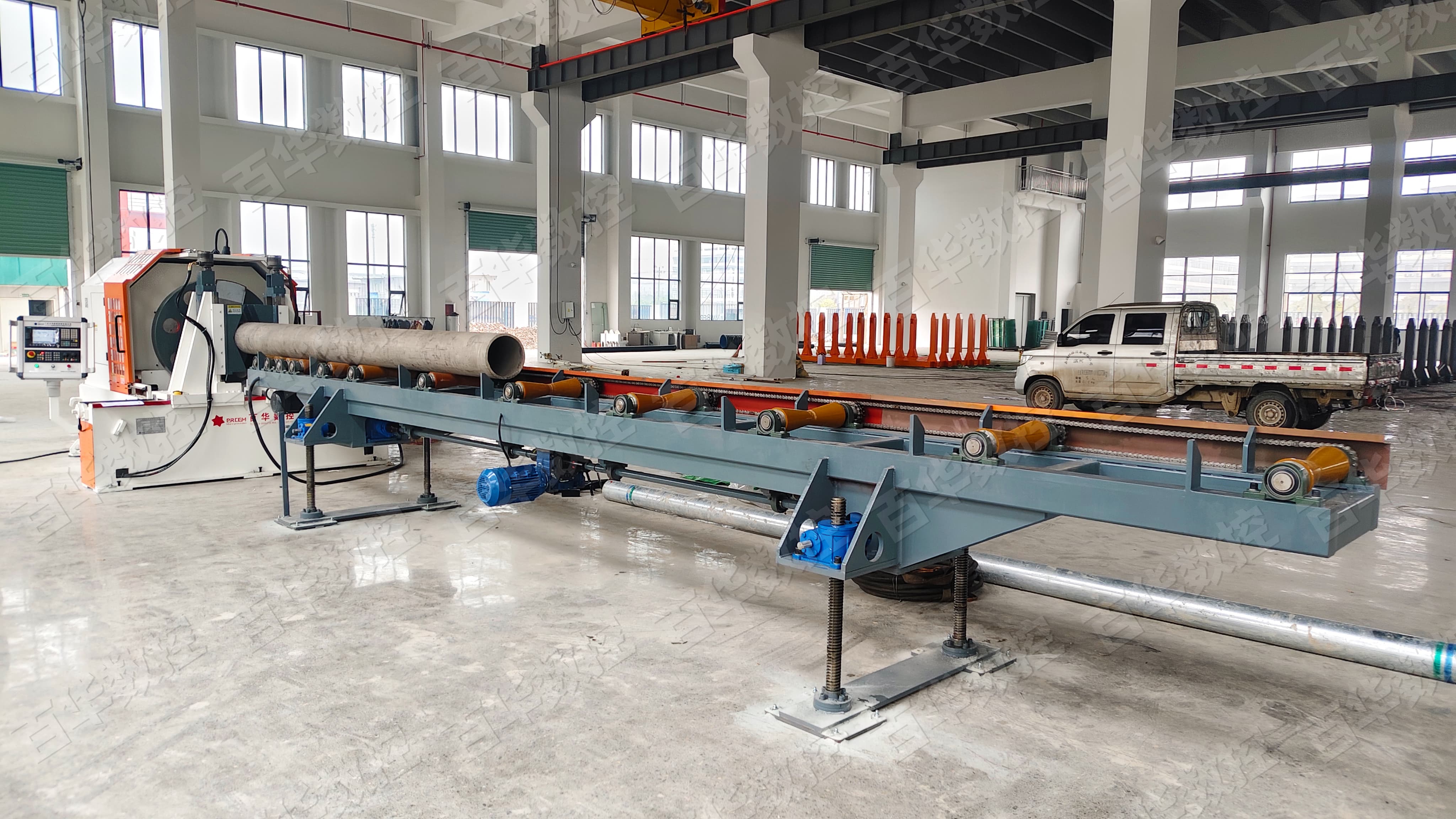 百华 PEM-40 数控坡口机 定制交付・精研管道坡口加工