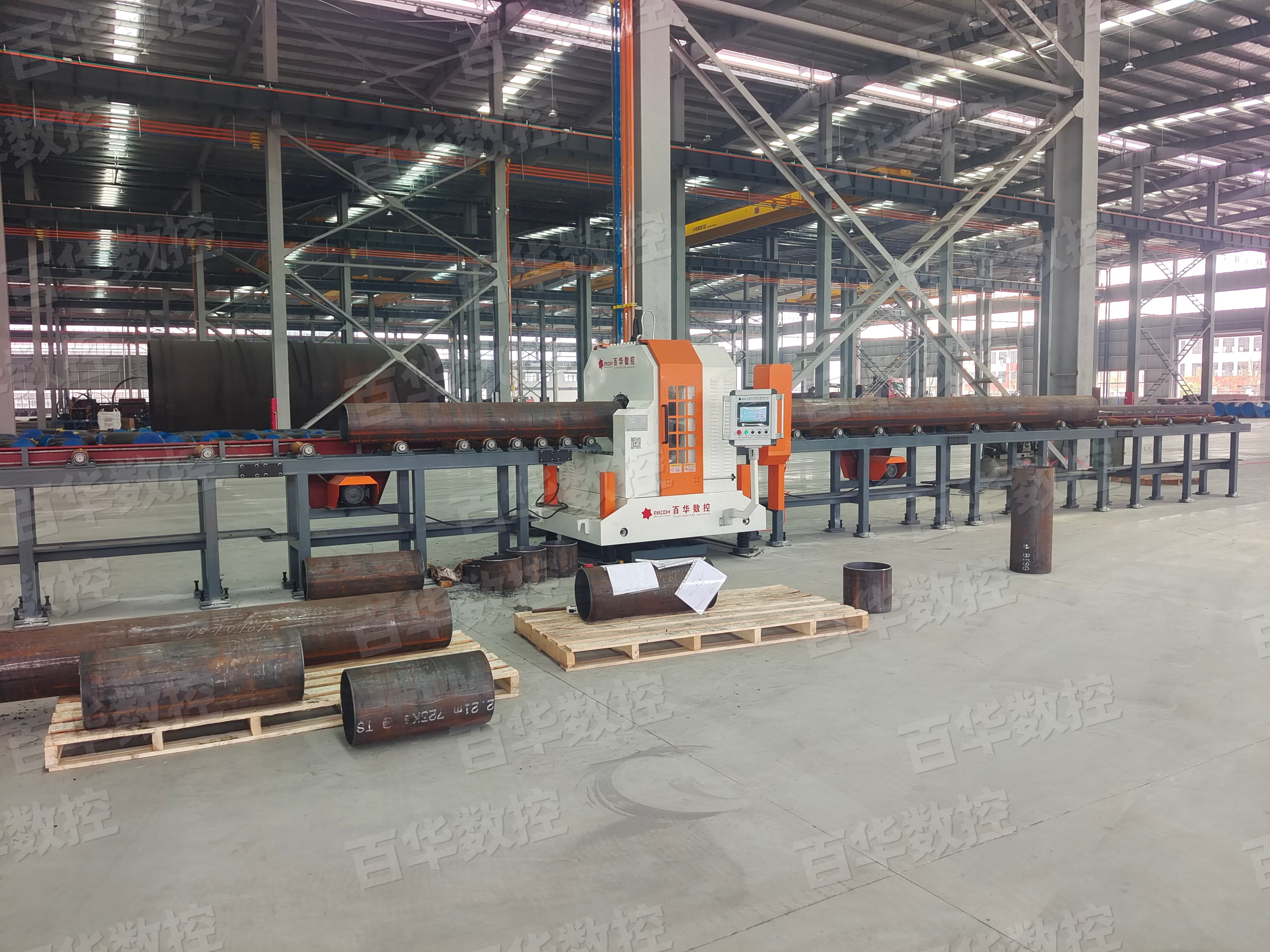 百华 数控管道预制生产线顺利交付国内重型装备制造企业