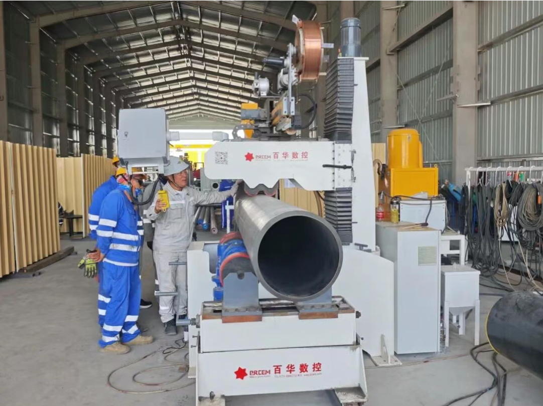 我司管道自动焊机成功助力中国化学三化建阿曼马尔萨液化天然气项目